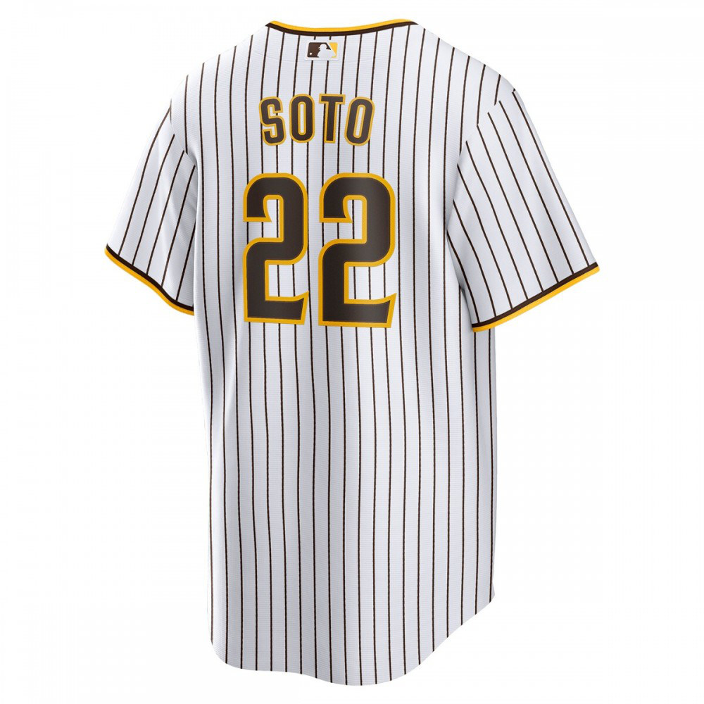 Juan Soto San Diego Padres Home Replica Player Jersey - White/Brown-Pro Kit Vault | Brand New 26/27 Sports Jerseys